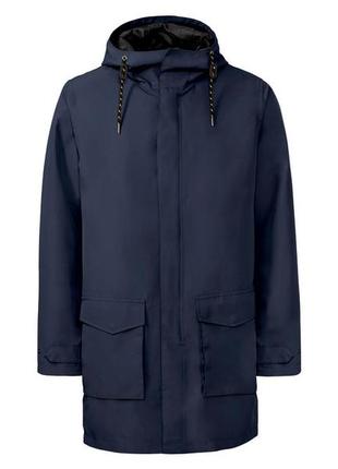Куртка-дощовик мембранна (3000мм) для чоловіка livergy bionic-finish® eco 328083 m темно-синій