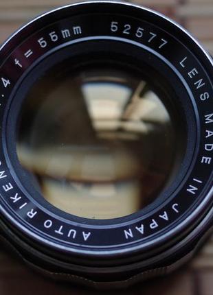 Объектив auto rikenon 55mm 1.4 ( tomioka ) резьба m42