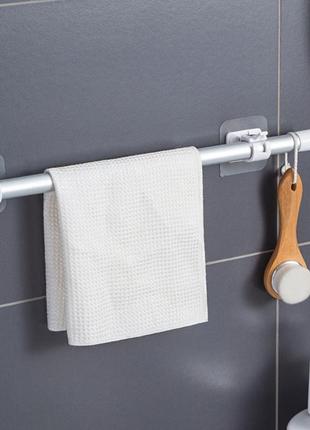 Универсальный держатель для карнизов самоклеющийся ,(2 шт)