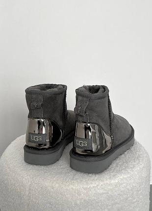 Ugg mini grey metallic premium 8