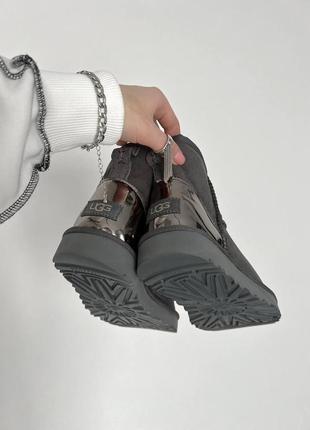 Ugg mini grey metallic premium 7