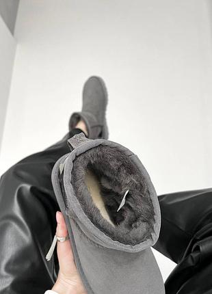 Ugg mini grey metallic premium 2