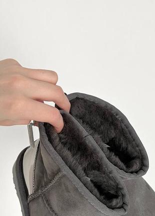 Ugg mini grey metallic premium 6