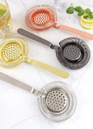 Стрейнер хоторн bar house стальной с пружинкой серебристый