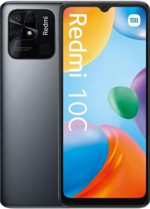 Смартфон xiaomi redmi 10c 3/64gb nfc graphite gray global (код товара:31760)