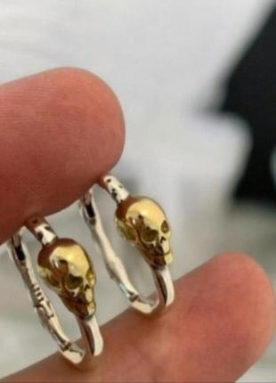 Сережки срібло оригінальні стильні маленькі кільця silver ♥️