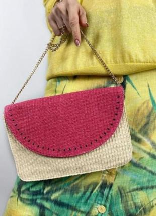 Плетеная сумка escada, оригинал