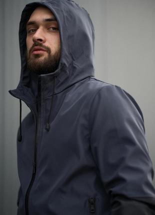 Куртка softshell light intruder синьо-чорна9 фото