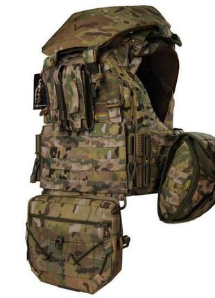 Жіноча плитоноска warmor gen.3 fl for ladies для плит 25*30 +9 підсумків та захистом шиї 1 клас дсту.