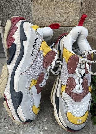 Кроссовки унисекс кожа balenciaga triple’s