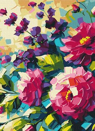 Картина за номерами brushme 40x50см "квіти літа © oleg loburak" bs54159