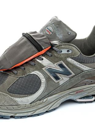 New balance 2002r grey brown pouch9 фото