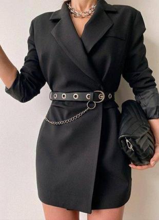 Сукня піджак платье пиджак на запах