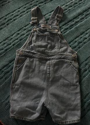 Джинсовый комбинезон zara 5-6 t