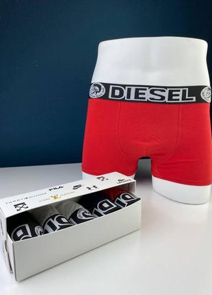 Набір трусів для чоловіків diesel, комплект з 5 штук різних розмірів2 фото