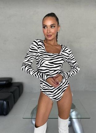 Анімалістичний боді зебра