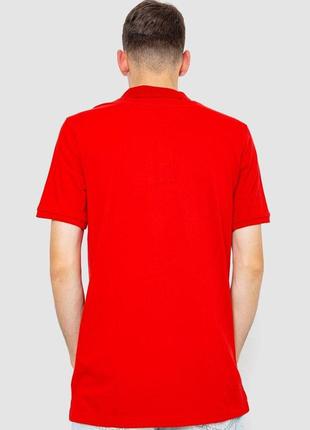 Поло мужское котонновое, цвет красный, 247r305