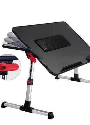 Столик для ноутбука vhg a8 с охлаждением 17`` 520 x 300мм, laptop table with usb cooling fans, black
