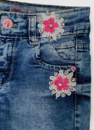 Шорты джинсовые для девочки, цвет синий, 247r10001 3