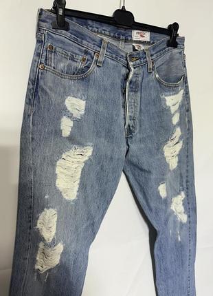 Levi’s 501 vintage jeans restyle3 фото
