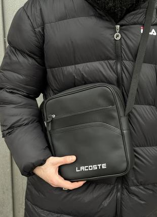 Сумка брендова чоловіча lacoste оригінал на подарунок чоловіку/хлопцю