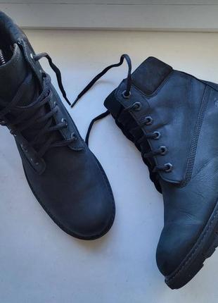 Шкіряні осінні брендові черевики на мембрані dry timberland