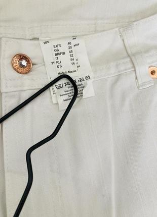 Фірмові білі джинси весна літо 46eur або 14us2 фото