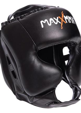 Шолом боксерський у мексиканському стилі maxxmma gbh01 l/xl чорний (37508110)