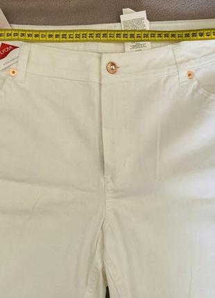 Фірмові білі джинси весна літо 46eur або 14us4 фото