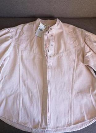 Джинсова рубашка/куртка mango