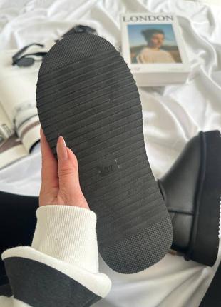 Натуральные угги на платформе угги black5 фото