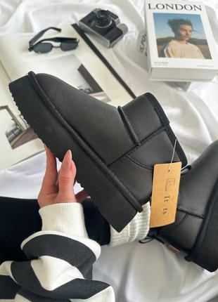 Натуральные угги на платформе угги black9 фото