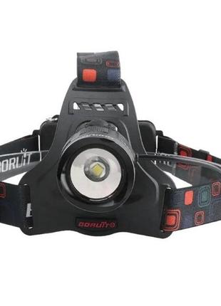 Налобный фонарь bailong bl-t32-p50, мощный налобный светодиодный фонарик на голову, три режима