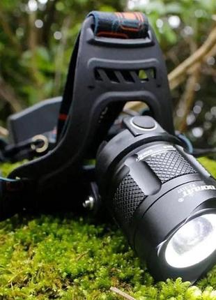 Налобный фонарь bailong bl-t32-p50, мощный налобный светодиодный фонарик на голову, три режима