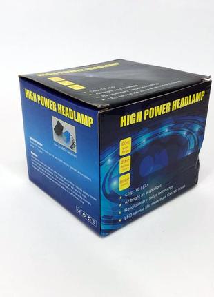 Налобный фонарь bailong bl-t32-p50, мощный налобный светодиодный фонарик на голову, три режима