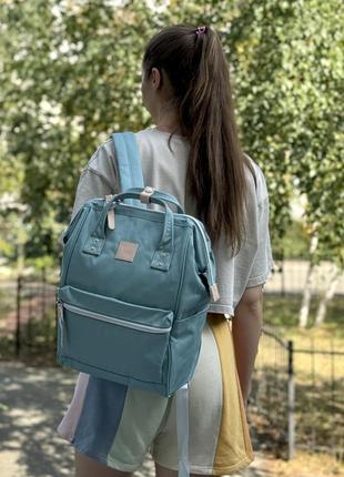 Рюкзак для подорожей himawari 1881 - м'ятний