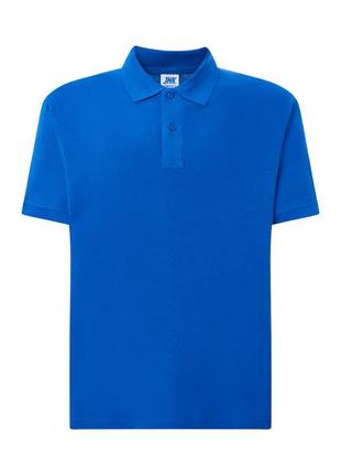 Мужская рубашка-поло jhk, polo regular man, синяя футболка поло, размер 5xl
