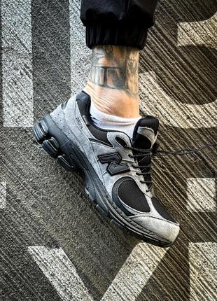 Мужские кроссовки jjjjound x new balance 2002r gore-tex "charcoal"