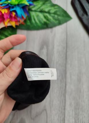 Женские кожаные перчатки isotoner medium4 фото