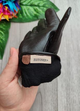 Женские кожаные перчатки isotoner medium3 фото