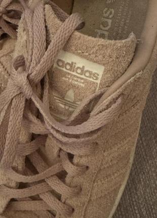 Замшевые кроссовки jeans adidas campus, оригинал!2 фото
