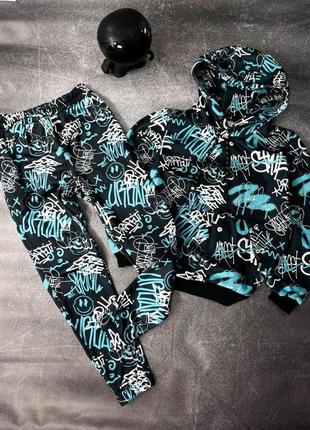 Спортивний костюм утеплений чоловічий на флісі