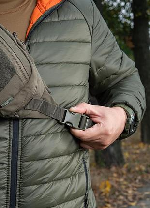 Сумка через плечо армейская m-tac companion bag small ranger green сумка поясная зеленый (9097)