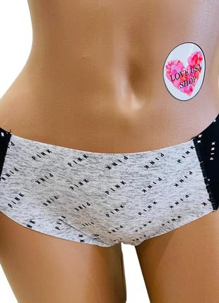 Трусики pink victoria's secret cheekster