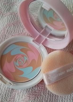 Heroine make, cc powder, пудра для лица (япония)