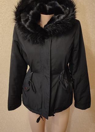 Zara куртка, парка женская р.xs