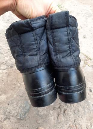 Утеплённые непромокаемые резиновые сапоги чоботи steeds