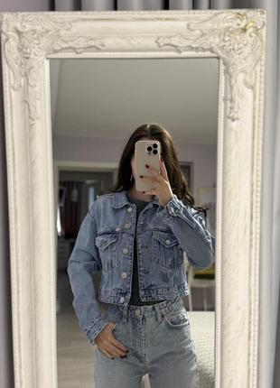 Джинсова куртка zara