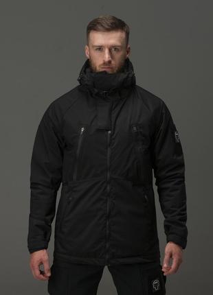 Куртка bezet techwear тактическая водоотталкивающая для холодной погоды с утеплителем hollosoft dm-11