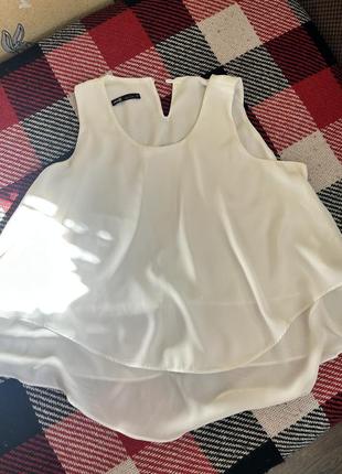 Блузка белая размер 38 стан идеал